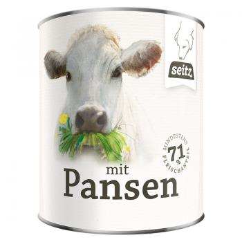 Seitz Hundefutter mit Pansen 800g